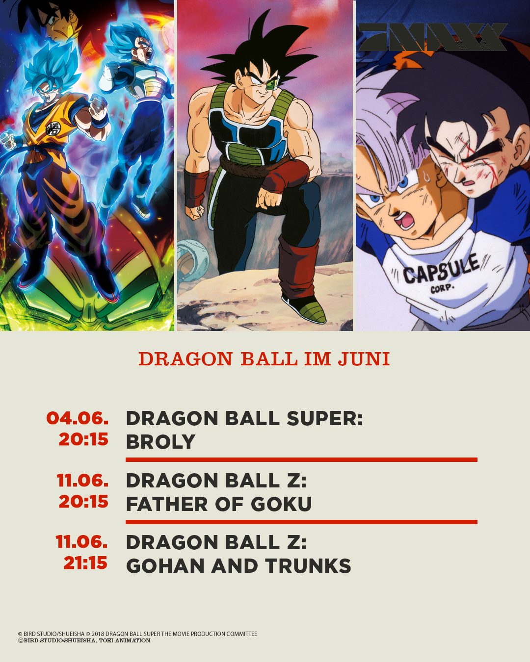 Drei Dragon Ball Filme Im Juni Bei Prosieben Maxx Pattotv