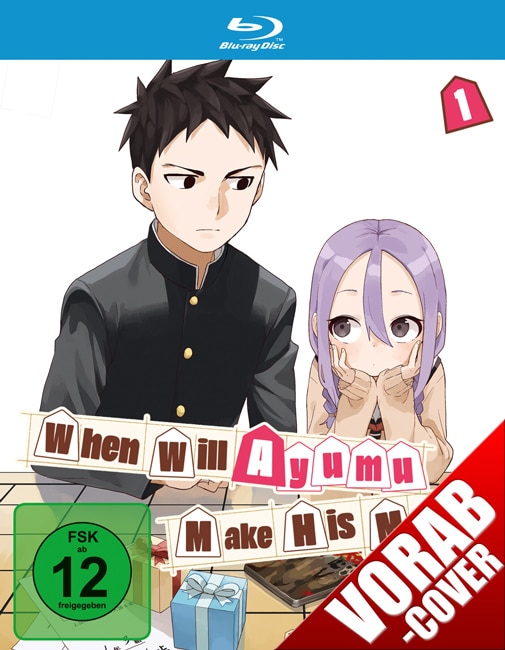 Cover-Design When Will Ayumu Make His Move? Volume 1 Blu-ray