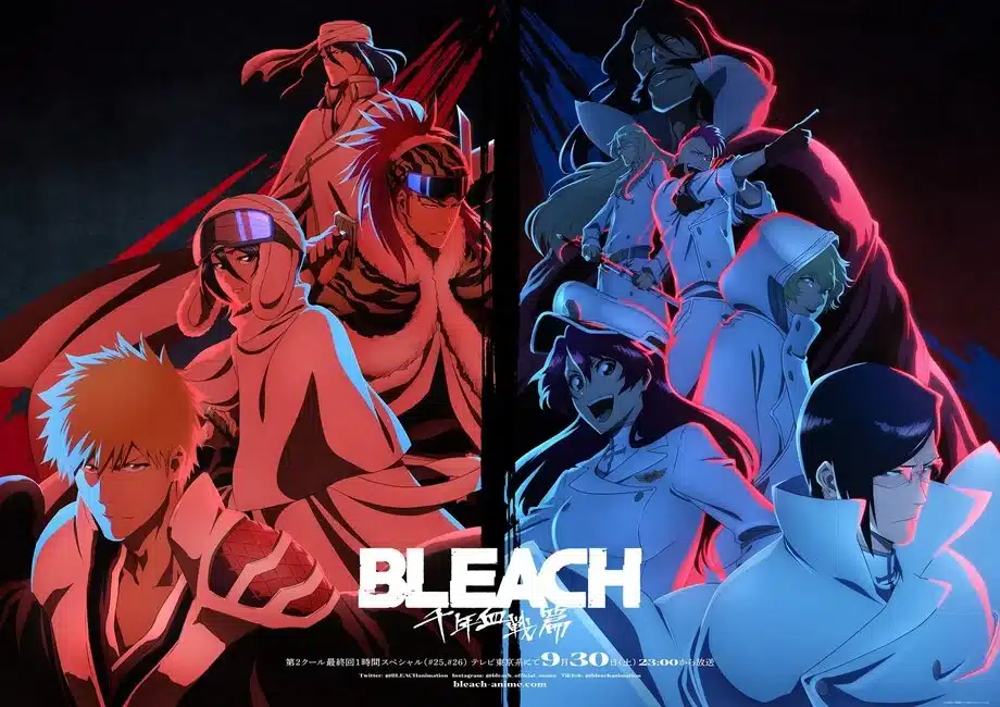 Visual of the Bleach Thousand year blood war Anime 