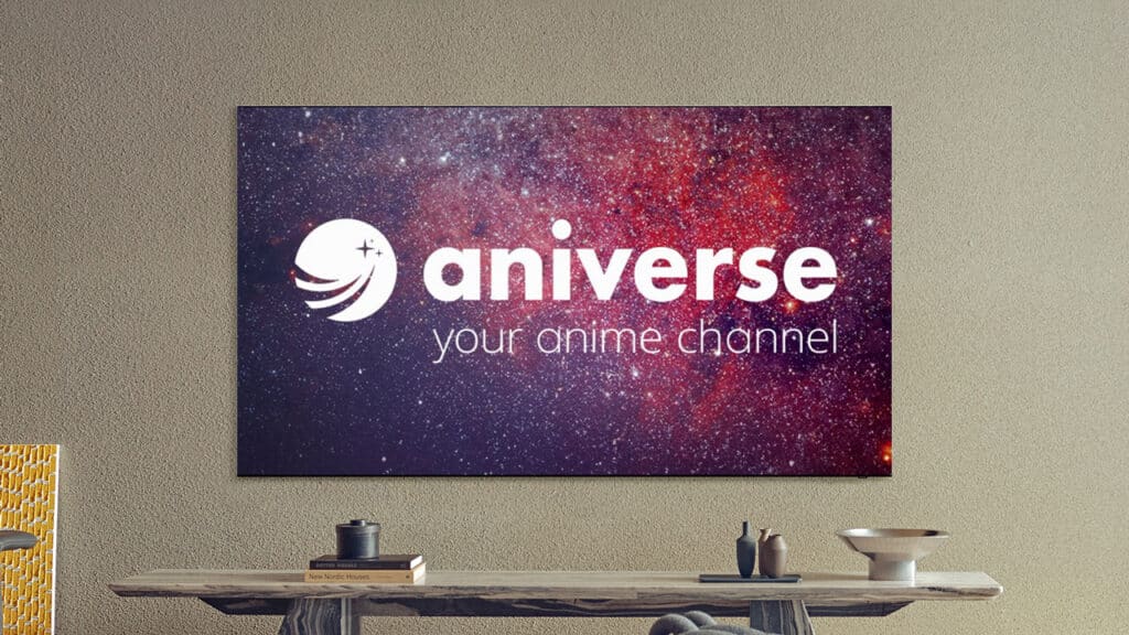 aniverse logo samsung tv fast-channel anime
