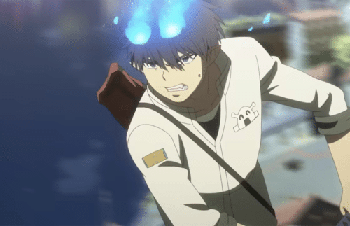 Scene from Blue Exorcist