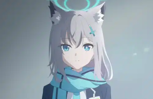 Sunaookami Schirokko from the Blue Archive Anime