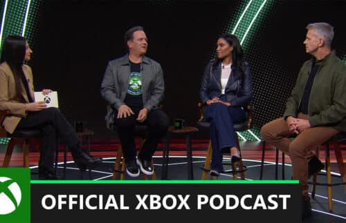 Phil Spencer, Matt Booty, Sarah Bond Xbox