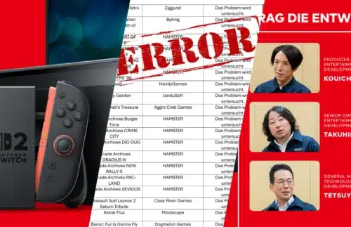 Nintendo Switch 2 Frag die Entwickler
